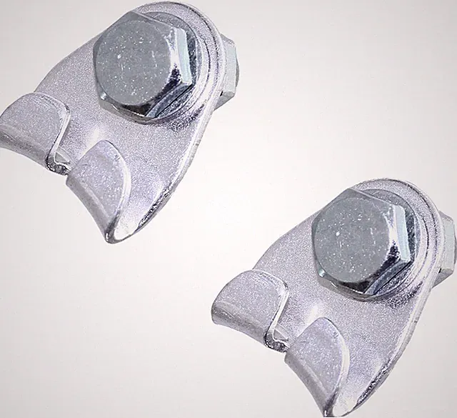 2 ALTALINE BICYCLE ALLOY BRAKE YOKE HANGER SILVER.