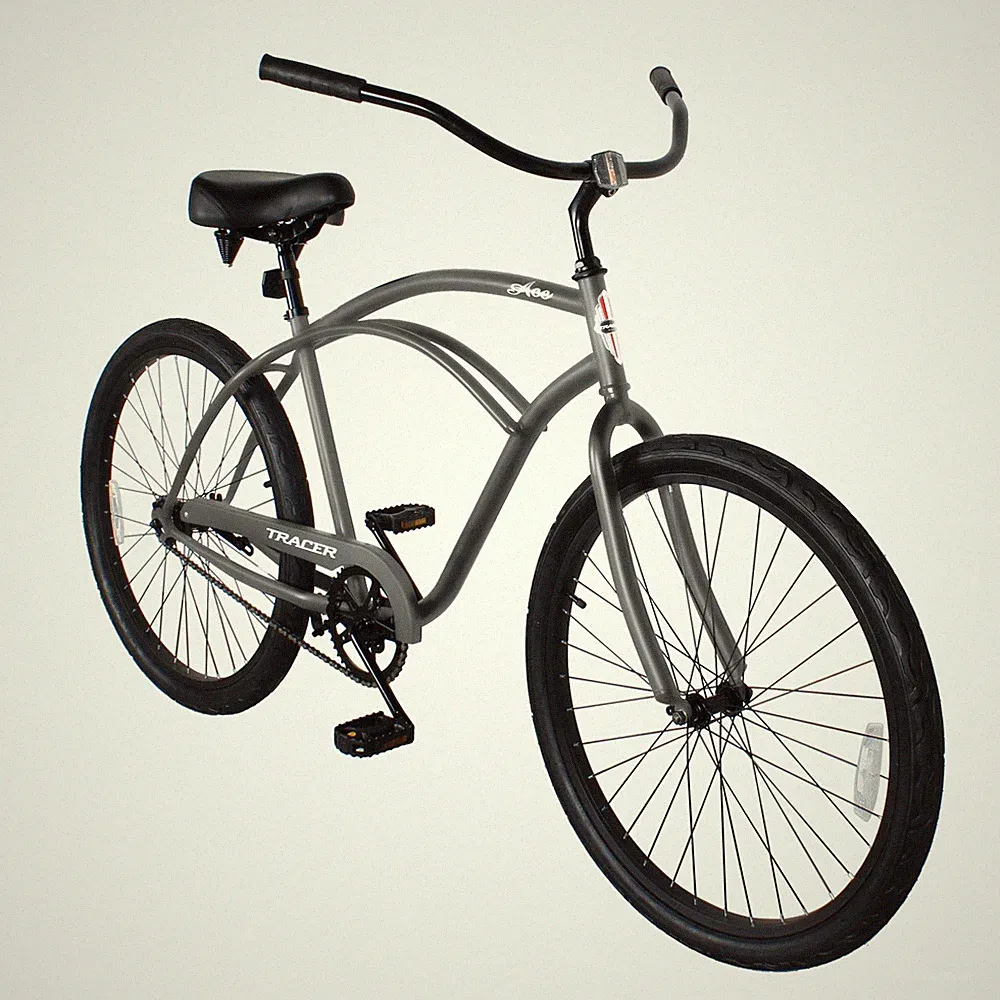 26 inch Men Cruiser Bike Single Speed with Coaster Brake For Adults City Bike
