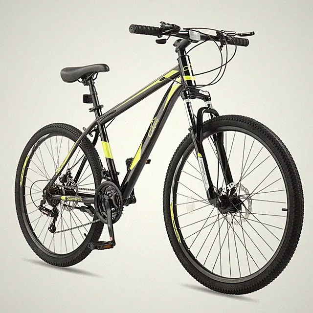 26in Mountain Bike MTB Men Women 21 Speeds Disc Brake Bicycle Front Suspension