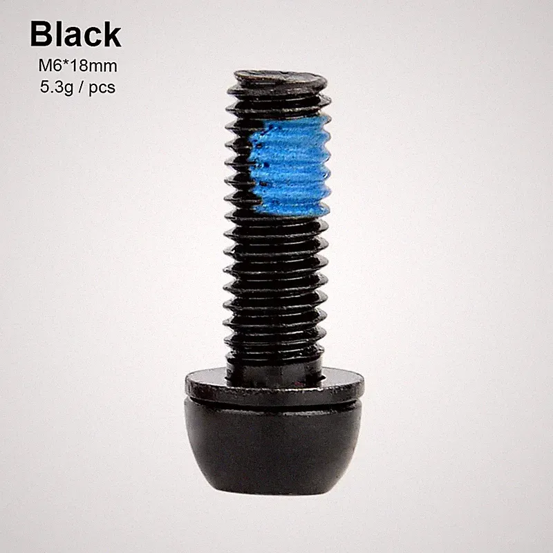 2pcs Alloy Steel Stem Bolts MTB Road Bike Screw M6 6mm x 18mm Screw Bicycle