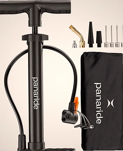 Alloy Steel Bike Tire Inflator - Lightweight & Portable for Outdoor Adventures