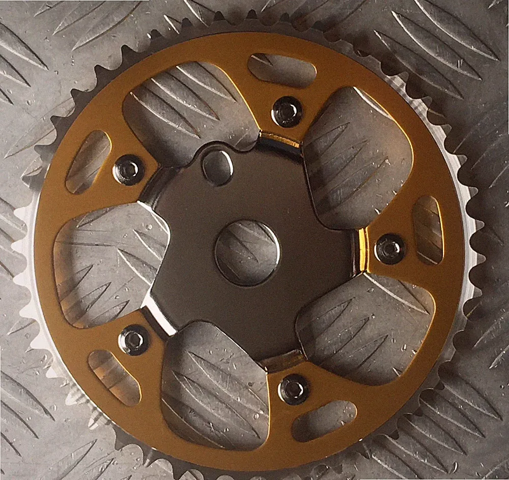 Alloy/Steel Sprocket 44T 1/2"x1/8 Bicycle Chainring BMX Cruiser Bike 4 Colors