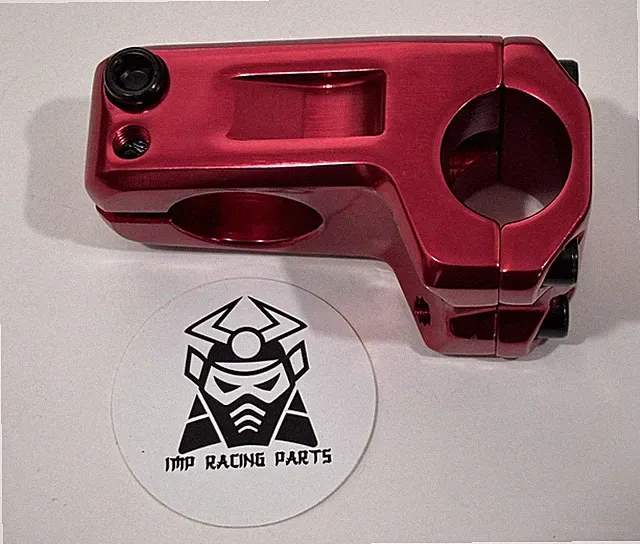 BMX BICYCLE STEM (28.6/22.2MM) 50MM LONG ALLOY RED