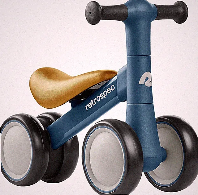 Cricket 2 Baby Walker Balance Bike with 4 Wheels - Safe Learning Toy for Ages 12