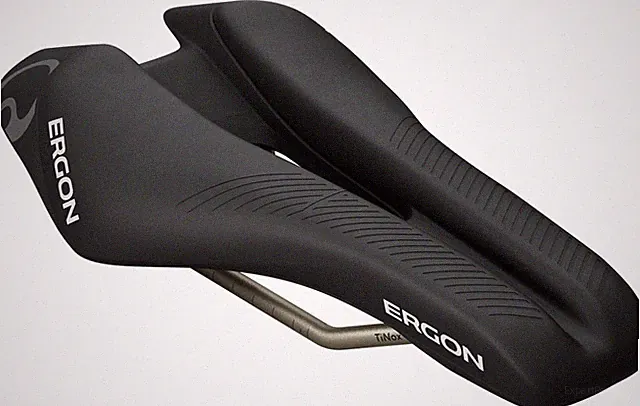 Ergon SR Triathlon Saddle - Mens, Black, Front
