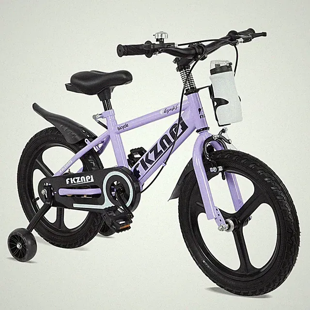 FKZNPJ Kids Bike 16 Inch – High Carbon Steel Frame, Magnesium Alloy Wheels