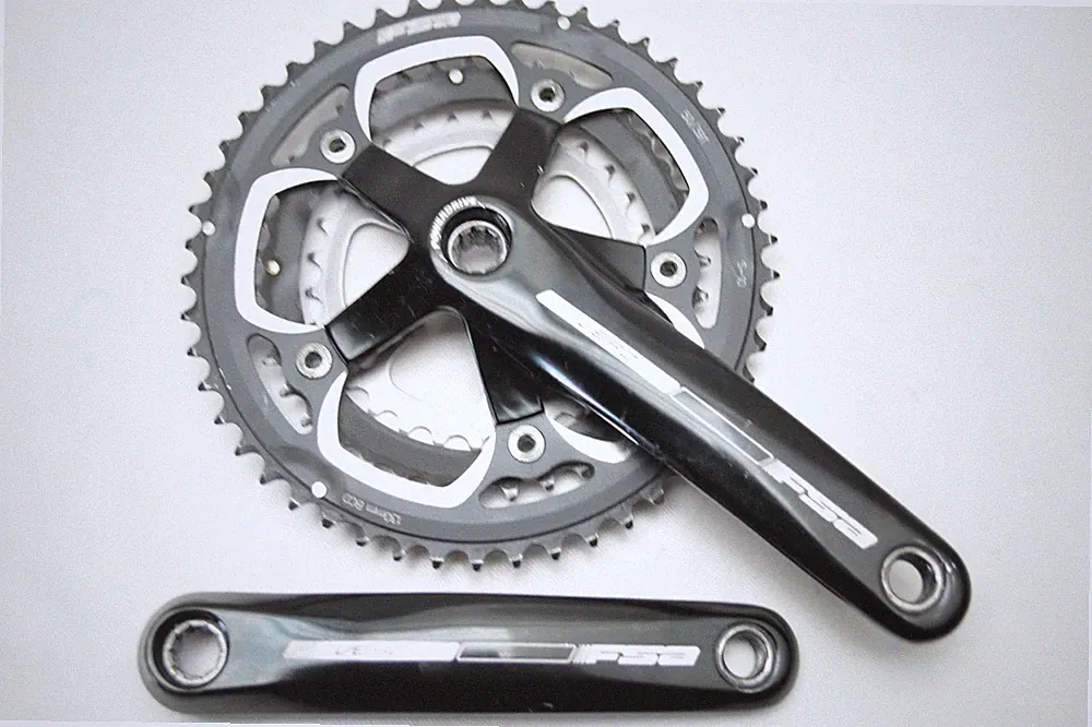 FSA VERO 9 SPEED CYCLOCROSS BICYCLE 172.5 MM POWER SPLINE 50/39/30 T CRANKSET