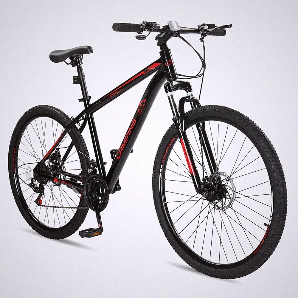 High Carbon 27.5 in Mountain Bike Steel Double Disc Brake 21 Speeds MTB US