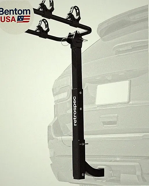 Lenox 2-5 Bike Rack Hitch for Car, Truck, SUV - 2In Hitch Mount with Foldable St