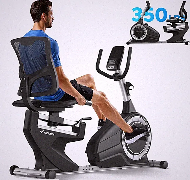 MERACH S50 Recumbent Exercise Bikes for home Light Commercial for Seniors Adults