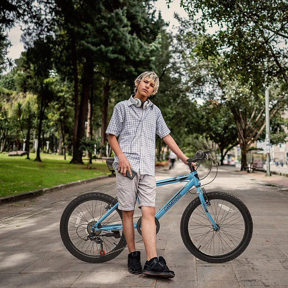 Mountain Bike,7/21-Speed Adult Bicycle with Sturdy Steel Frame, Front Suspension