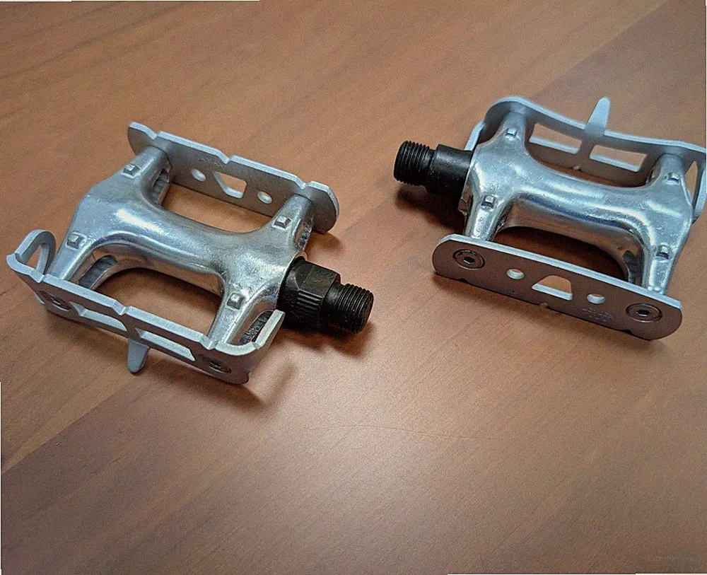 MURPHY FIXED GEAR TRACK PISTA ROAD ALLOY BICYCLE PEDALS - 9/16" - SHIPS FREE USA