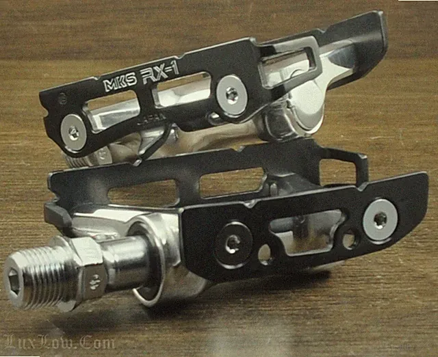 NOS MKS RX-1 (NJS) Track Bike PEDALS 9/16" Keirin Race Fixed Gear Bicycle Fixie