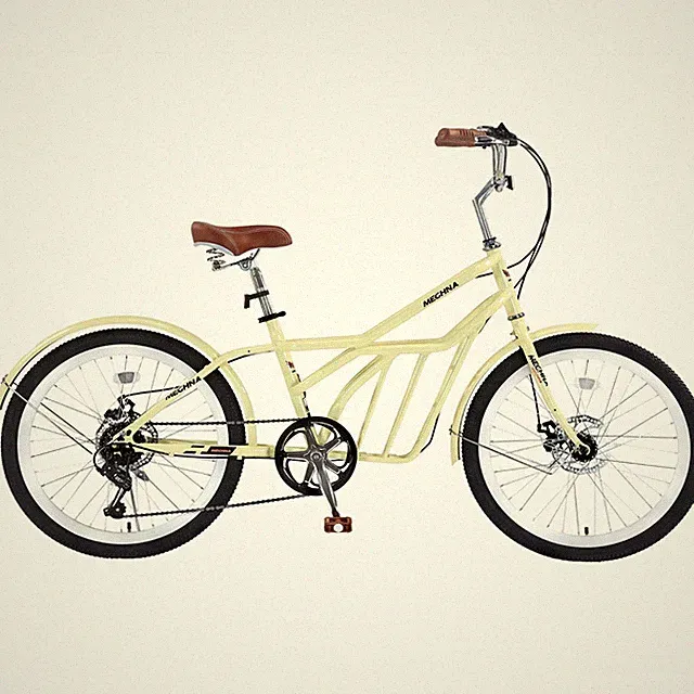 Outdoor Bike 6 Speed Steel Frame City Road Bicycle Multiple Color Comfort Cycle