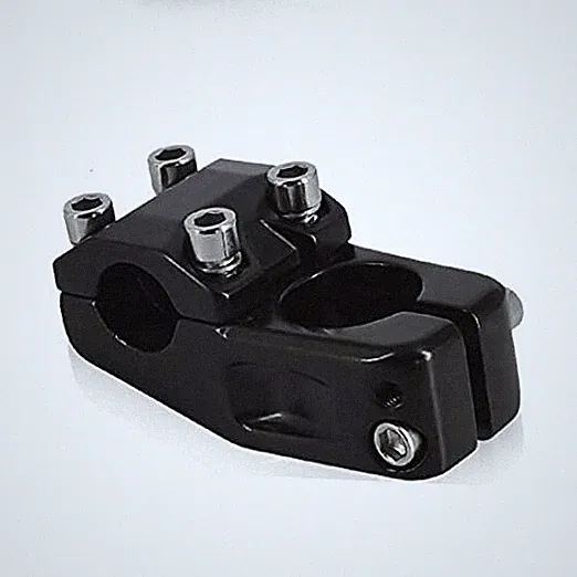 SENQI BMX Bike Stem Aluminum Alloy Fixed Gear Bicycle Stem 28.6x22.2mm, Black