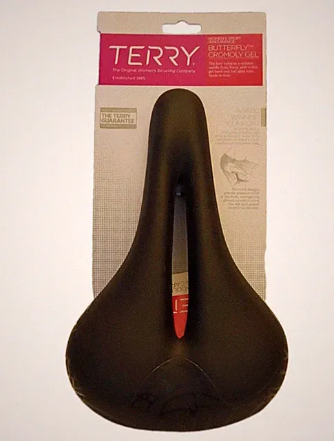 Terry Women’s Butterfly Cromoly Gel Bike Saddle Center Cutaway Road/MTB (New)