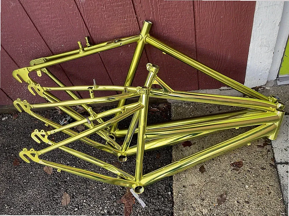Unknown Prototype Frames - Pick One - Hybrid Mountain Style Bikes Gold