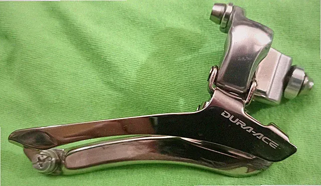 used, VGC, Shimano Dura Ace FD-7800 Front Derailleur Braze-on, 2x10 Speed