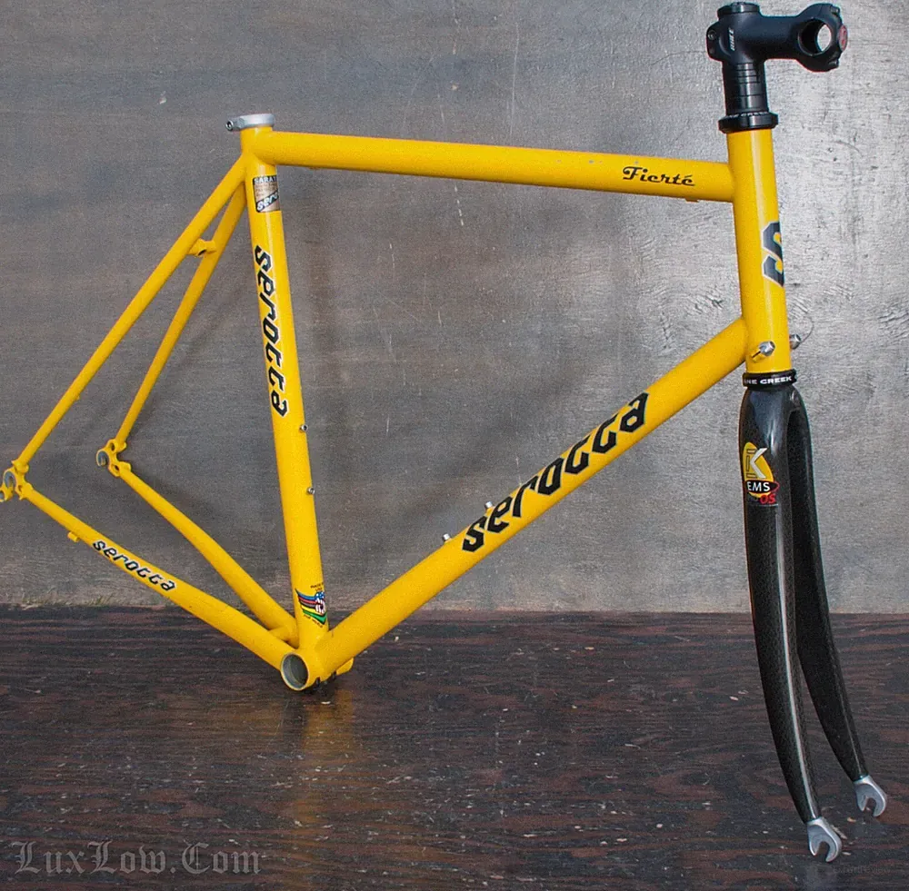 Vintage 58cm Serotta Fierte Steel Road Bike FRAME & Kestrel FORK Touring Bicycle